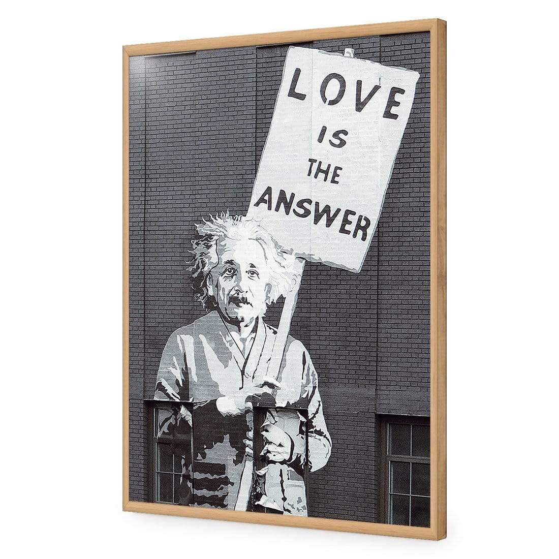 Street Art - Banksy's Einstein Love is the Answer