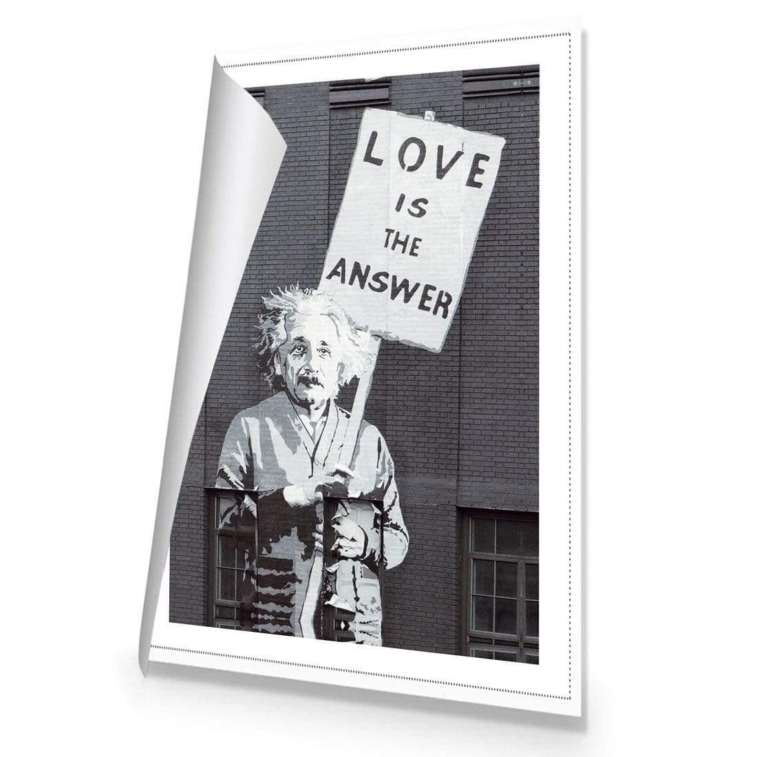 Street Art - Banksy's Einstein Love is the Answer