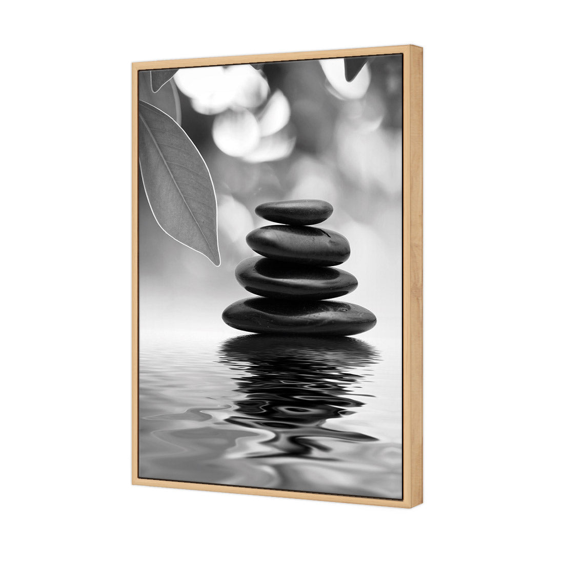 Stack of Stones, Black and White (Portrait)