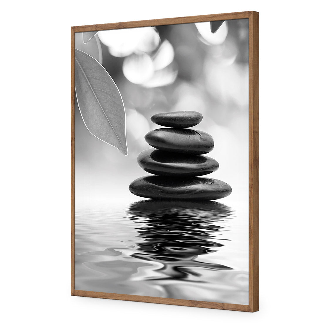 Stack of Stones, Black and White (Portrait)