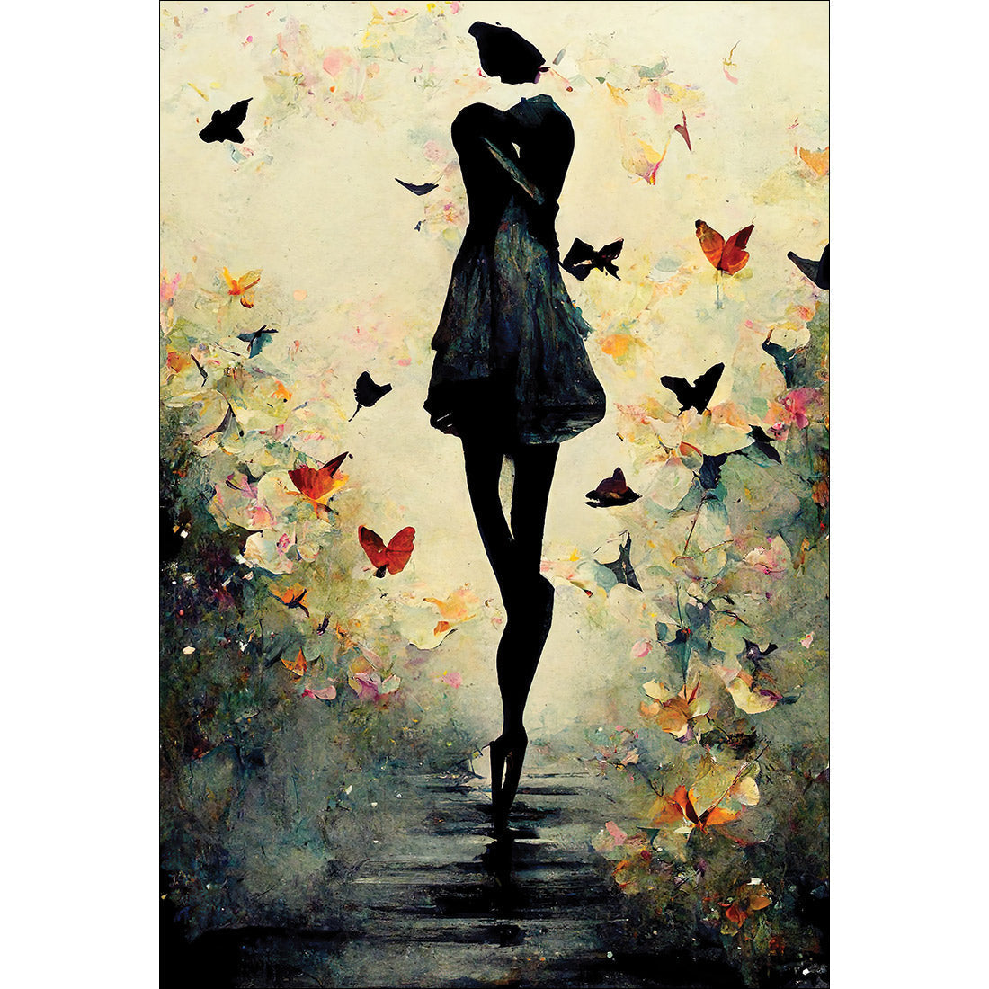 Girl with Butterflies I