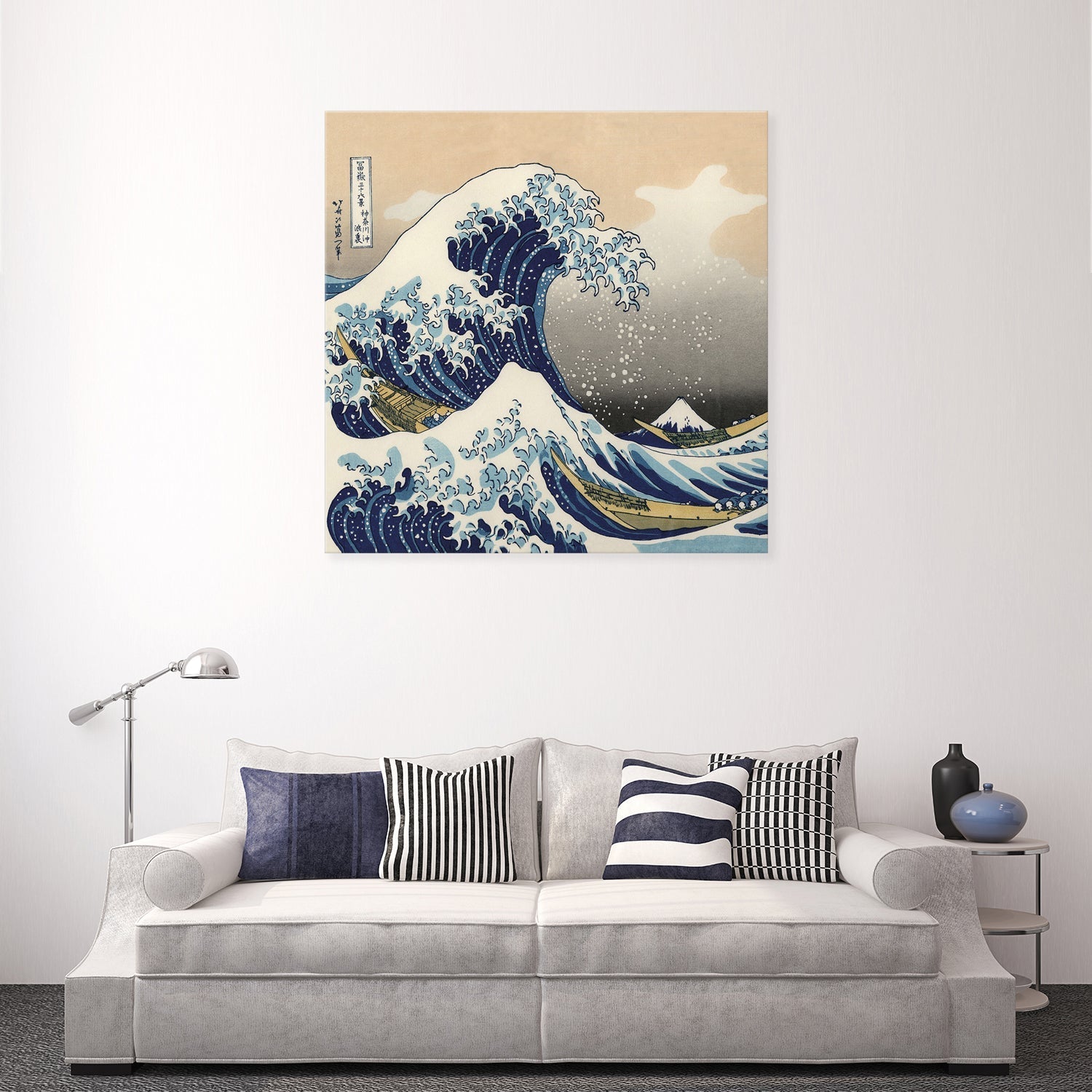 Great Wave off Kanagawa (square) By Hokusai