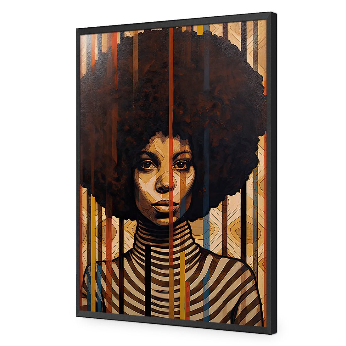 70s Chic - Wall Art Designs - WH_1161_AR_V CAF_AP - 030 - EDG_45x30_S - 2538 - BLK