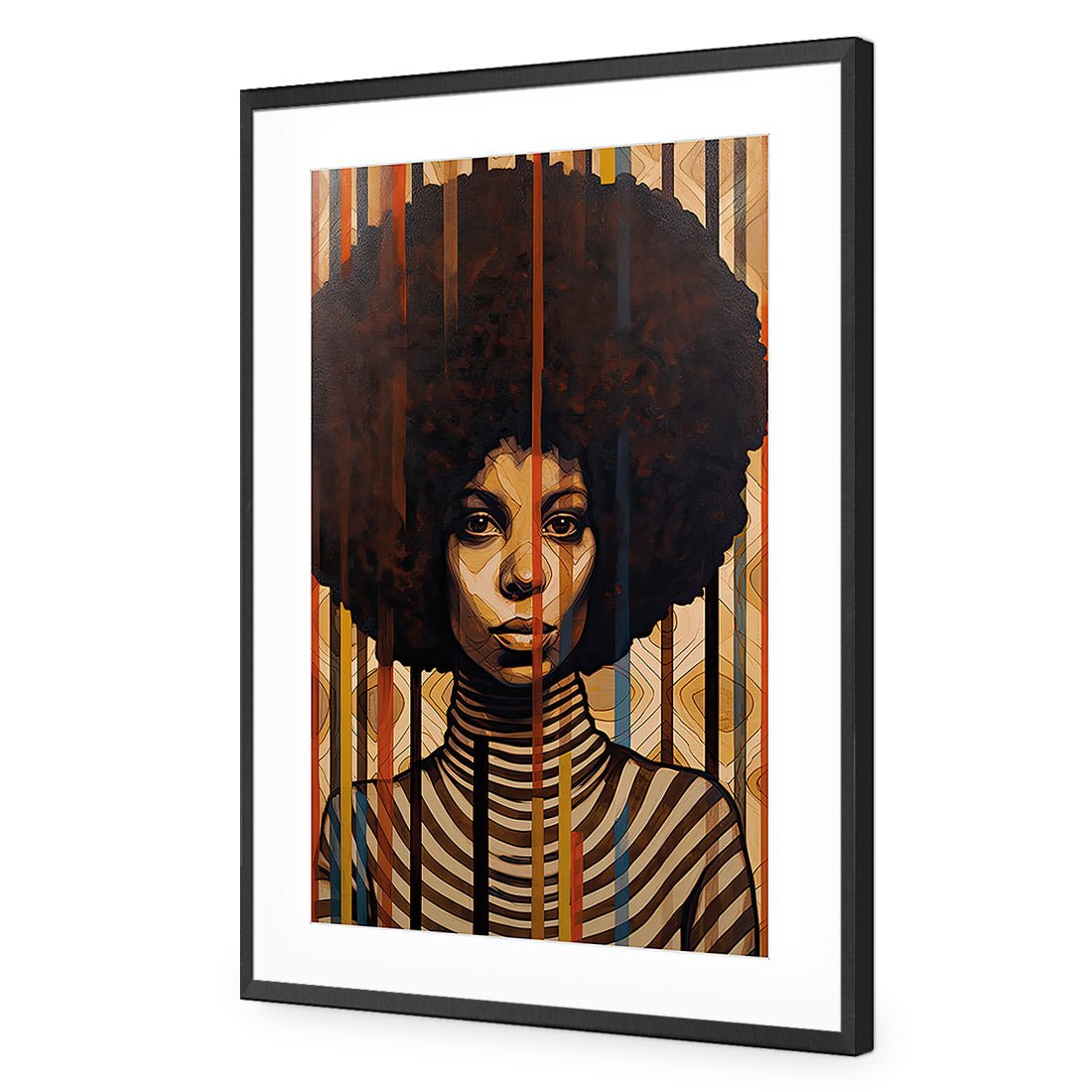 70s Chic - Wall Art Designs - WH_1161_AR_V CAF_AP - 030 - MAT_45x30_S - 2538 - BLK