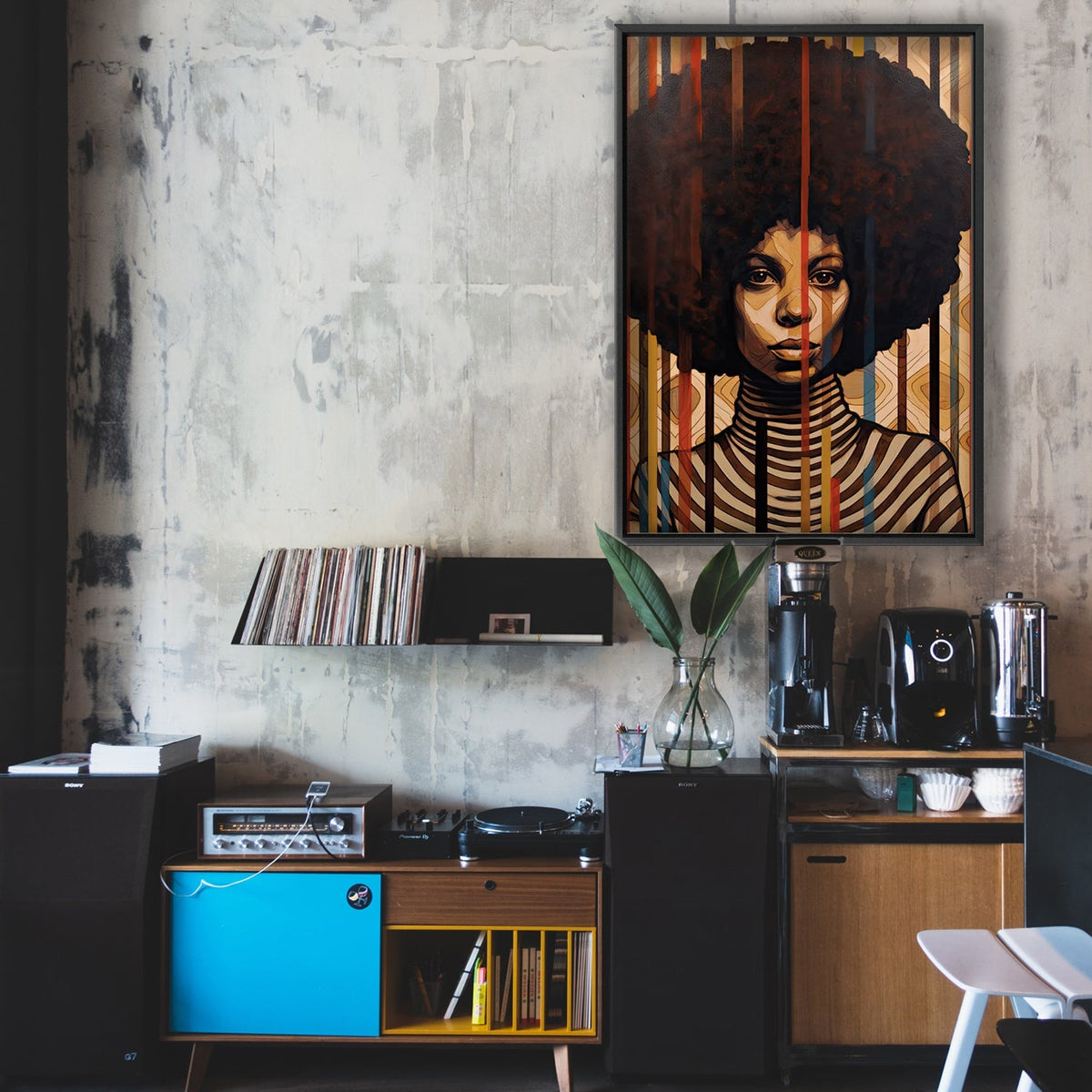 70s Chic | Classic Canvas | No Frame | Stretched Canvas