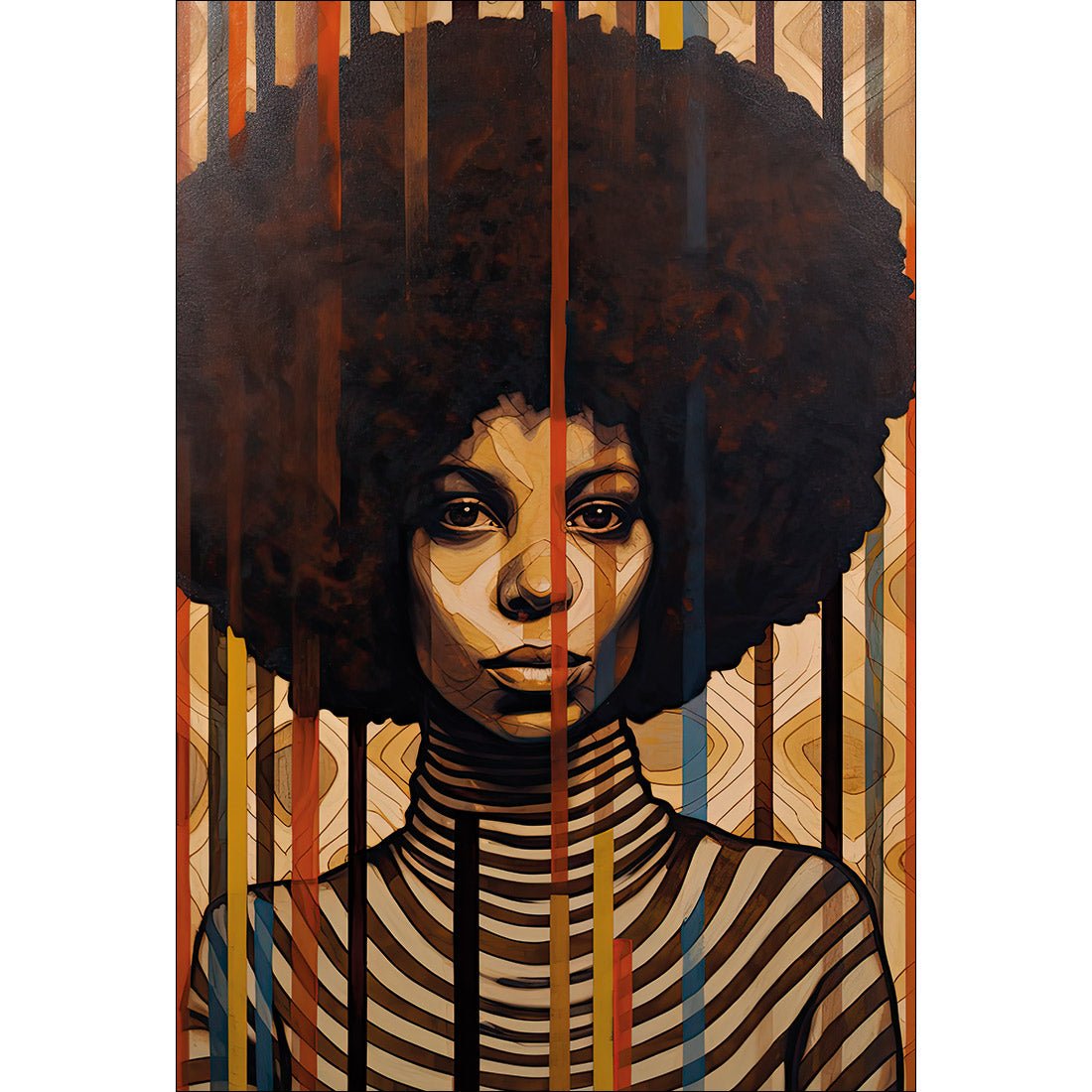 70s Chic | Classic Canvas | No Frame | Stretched Canvas
