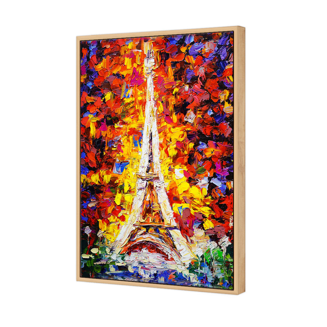 Painted Eiffel Tower