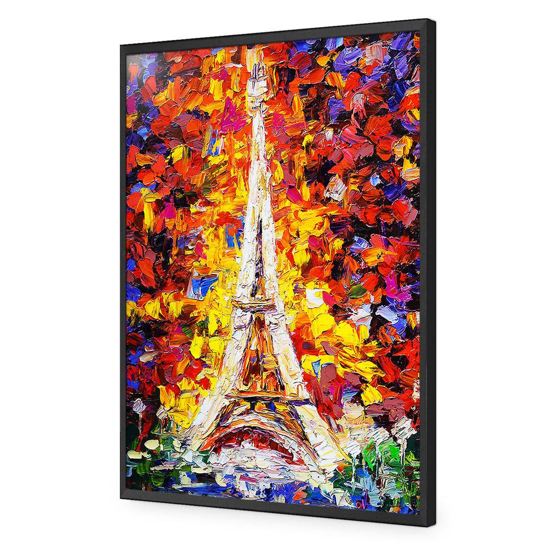 Painted Eiffel Tower