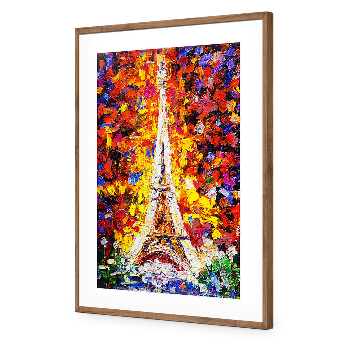 Painted Eiffel Tower