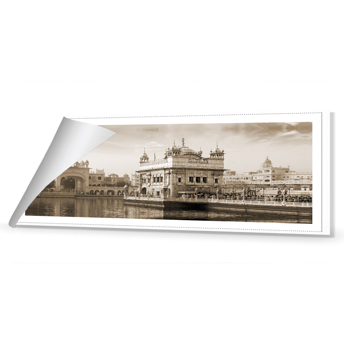 Golden Temple, Sepia (long)