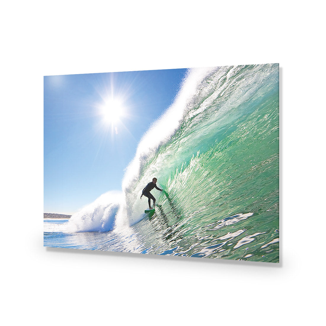 Surfer in the Sun, Rectangle | Classic Acrylic | No Frame No Border