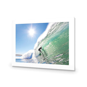 Surfer in the Sun, Rectangle | Classic Acrylic | No Frame With Border