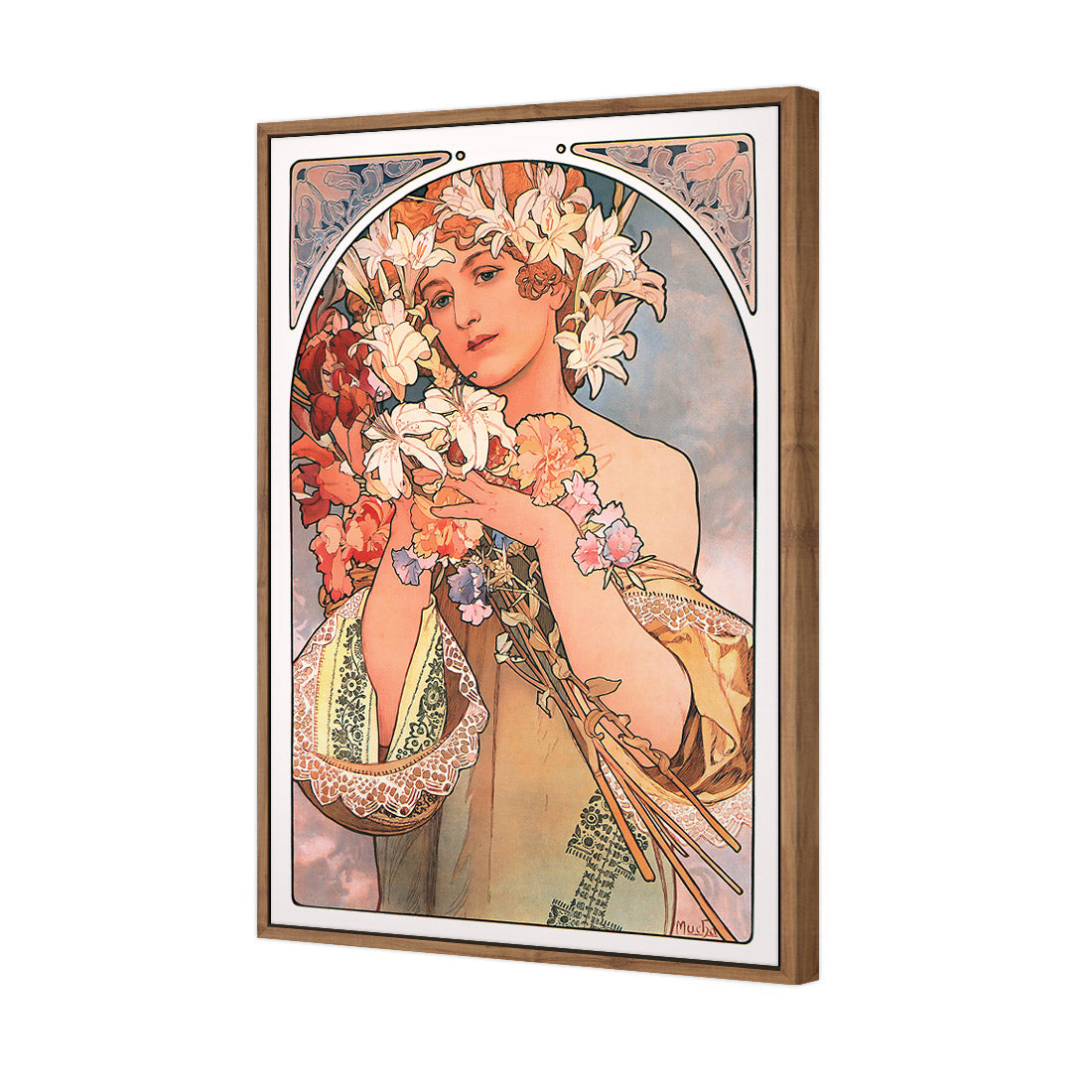 Flowers By Alphonse Mucha