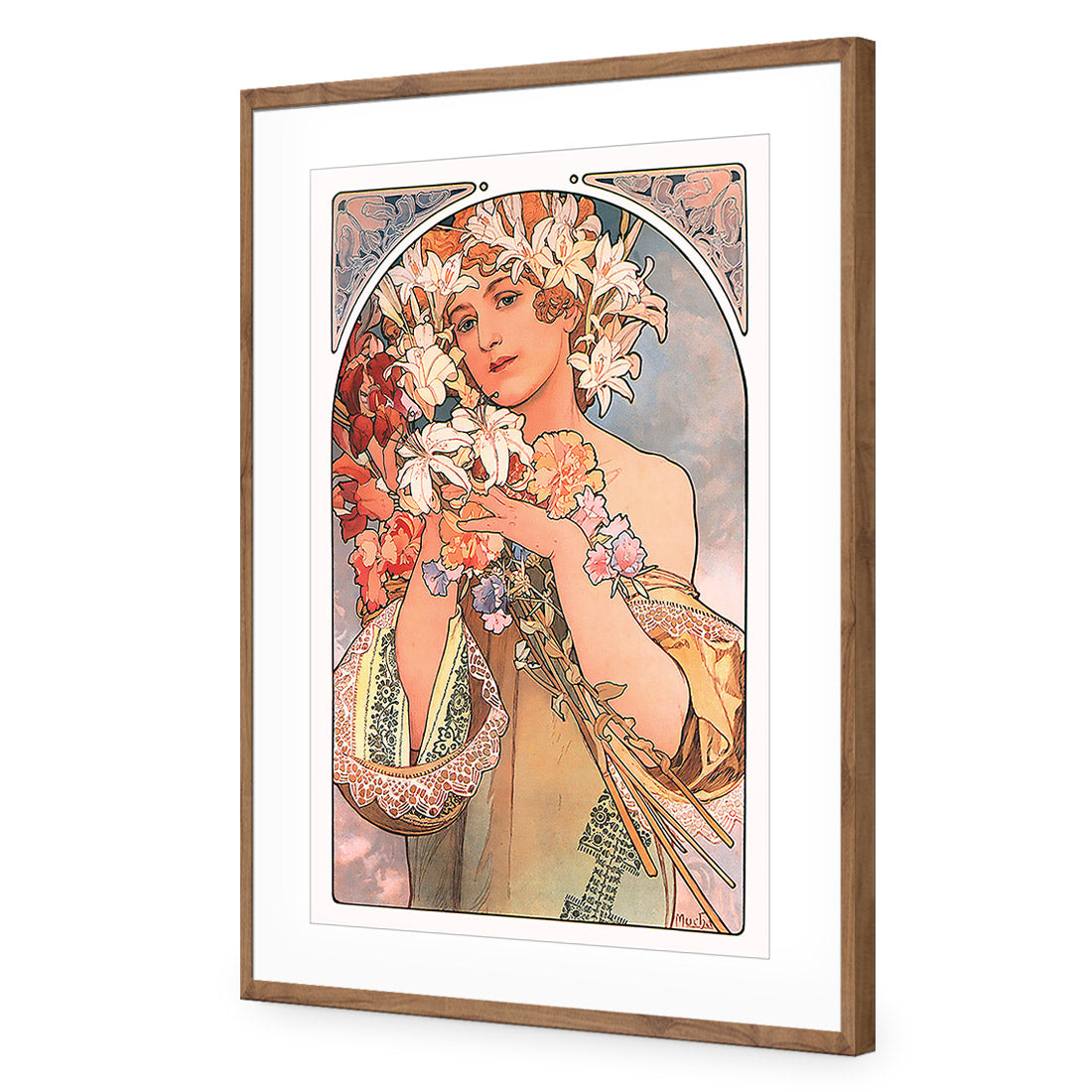 Flowers By Alphonse Mucha