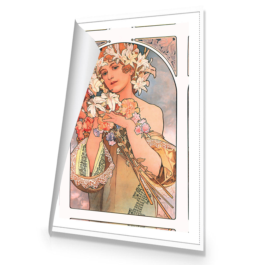 Flowers By Alphonse Mucha