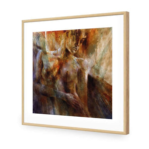 Karla by Annette Schmucker | Classic Acrylic | Flat Frame With Border | Oak
