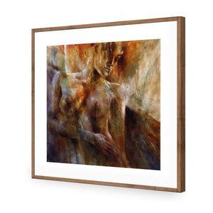 Karla by Annette Schmucker | Classic Acrylic | Flat Frame With Border | Natural
