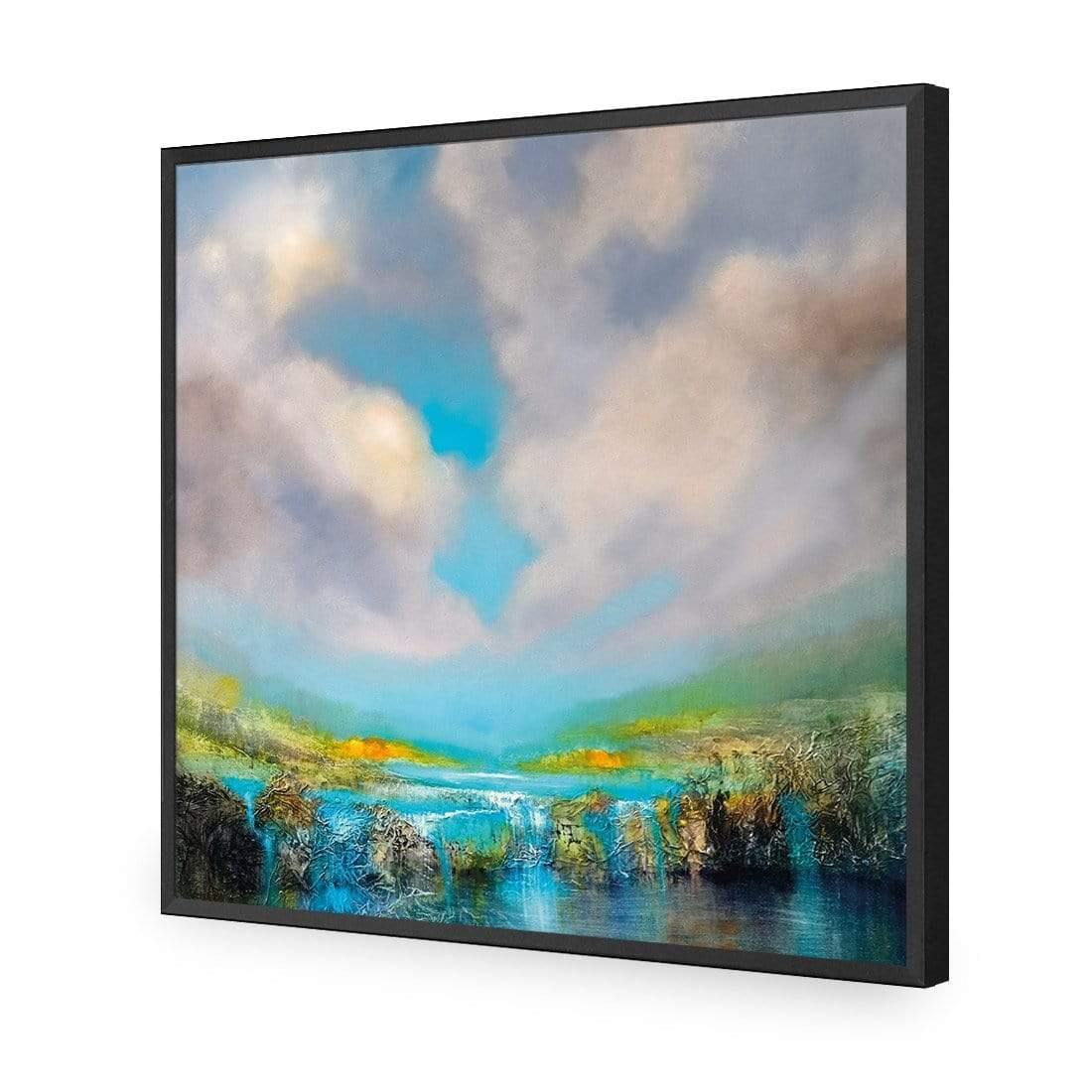 Waterfall Gorge by Annette Schmucker | Classic Acrylic | Flat Frame No Border | Black