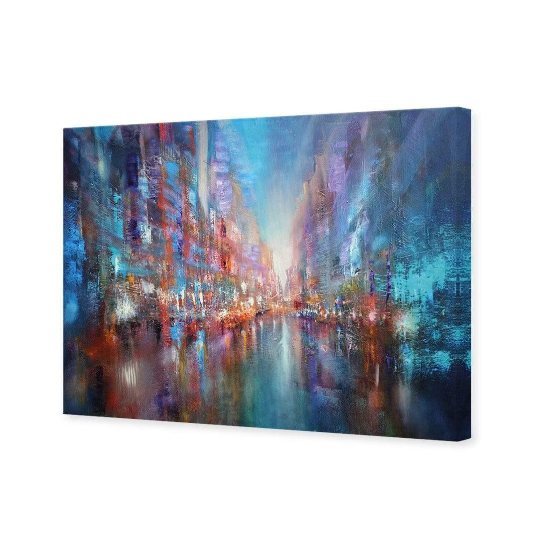 City of Blue by Annette Schmucker | Classic Canvas | No Frame | Stretched Canvas