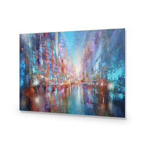 City of Blue by Annette Schmucker | Classic Acrylic | No Frame No Border