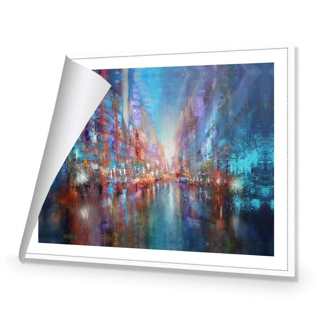 City of Blue by Annette Schmucker | Classic Canvas | No Frame | Rolled Canvas