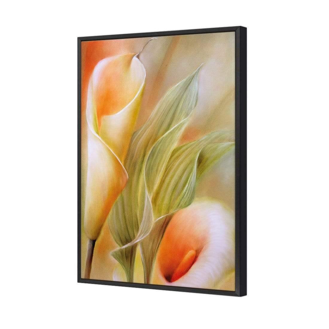 Calla by Annette Schmucker | Classic Canvas | Floating Frame | Black