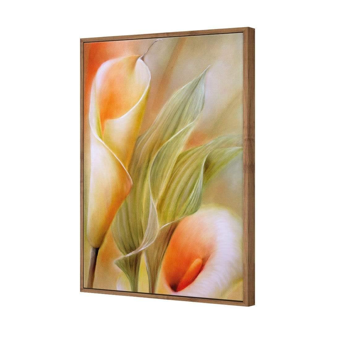 Calla by Annette Schmucker | Classic Canvas | Floating Frame | Natural