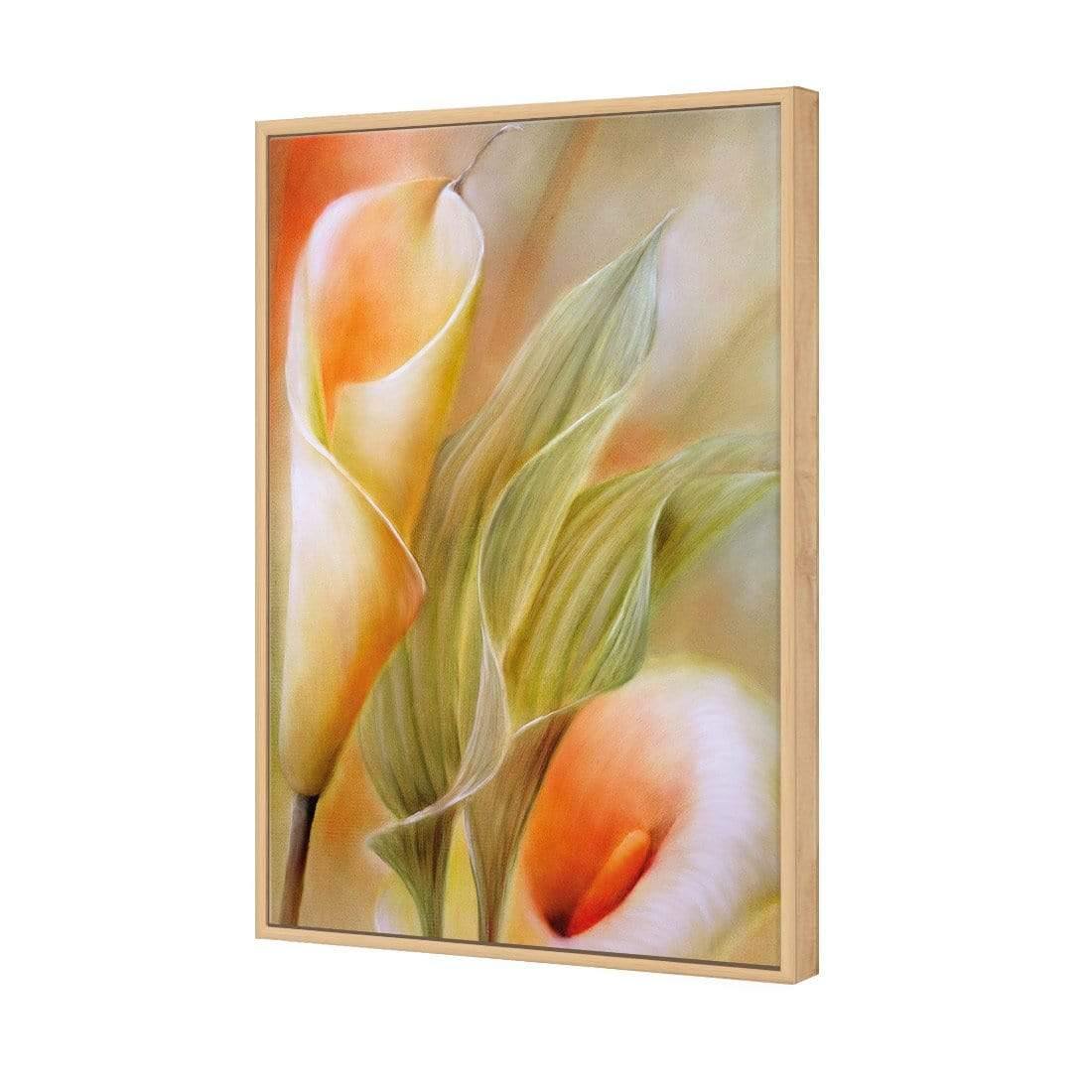 Calla by Annette Schmucker | Classic Canvas | Floating Frame | Oak