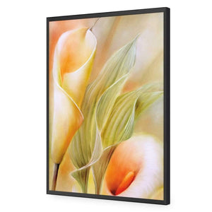 Calla by Annette Schmucker | Classic Acrylic | Flat Frame No Border | Black