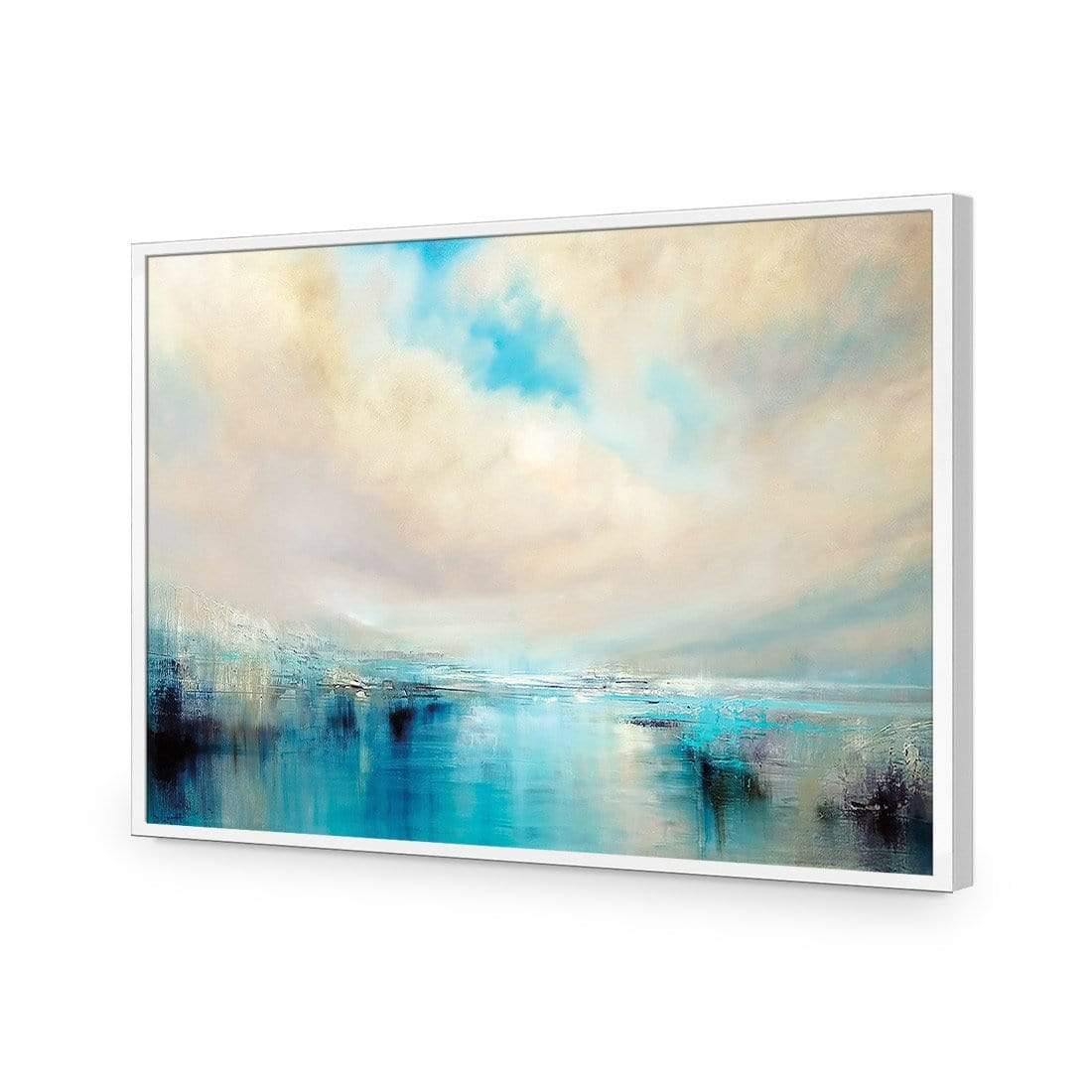 Arrival Time by Annette Schmucker | Classic Acrylic | Flat Frame No Border | White
