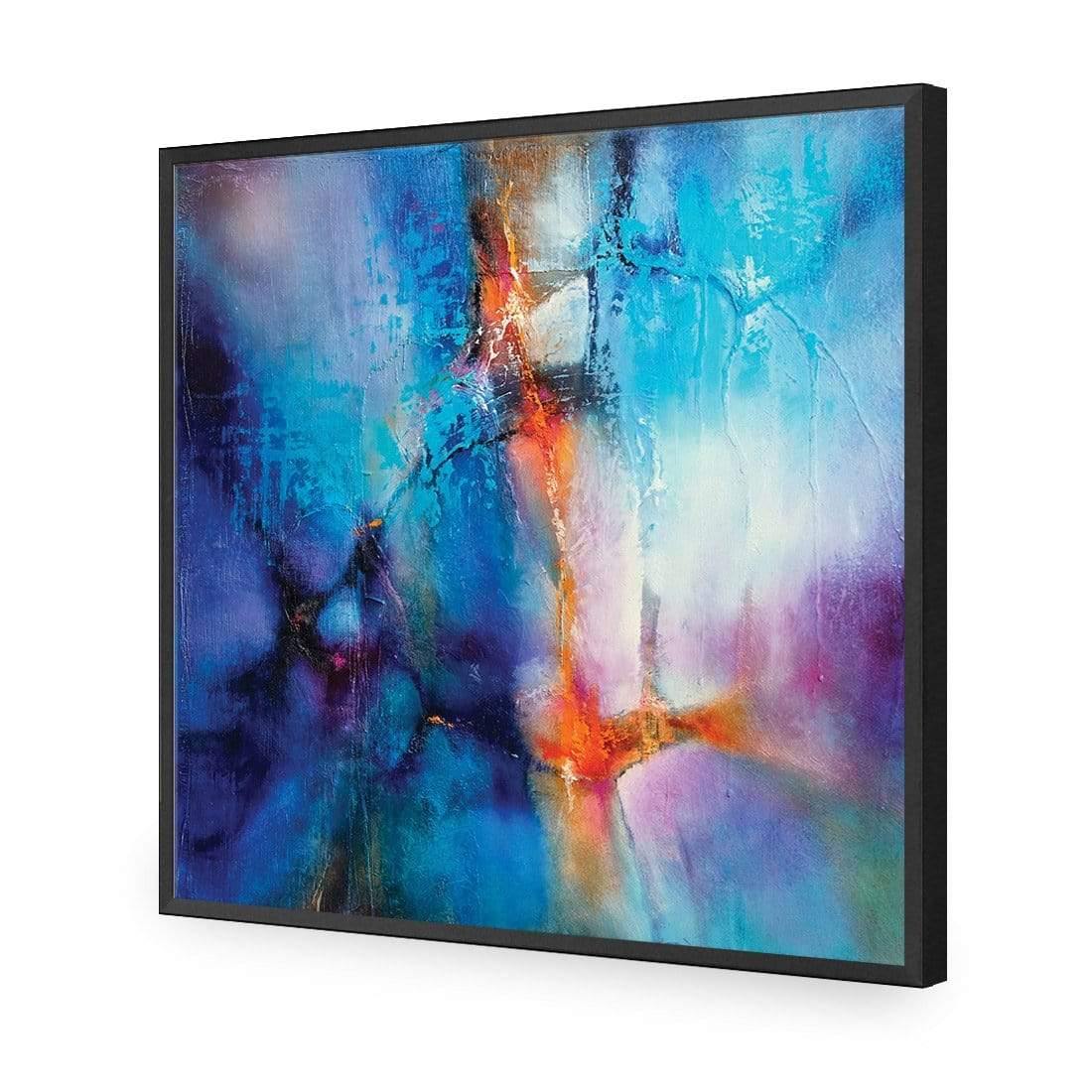 Turquoise and Magenta Splash by Annette Schmucker