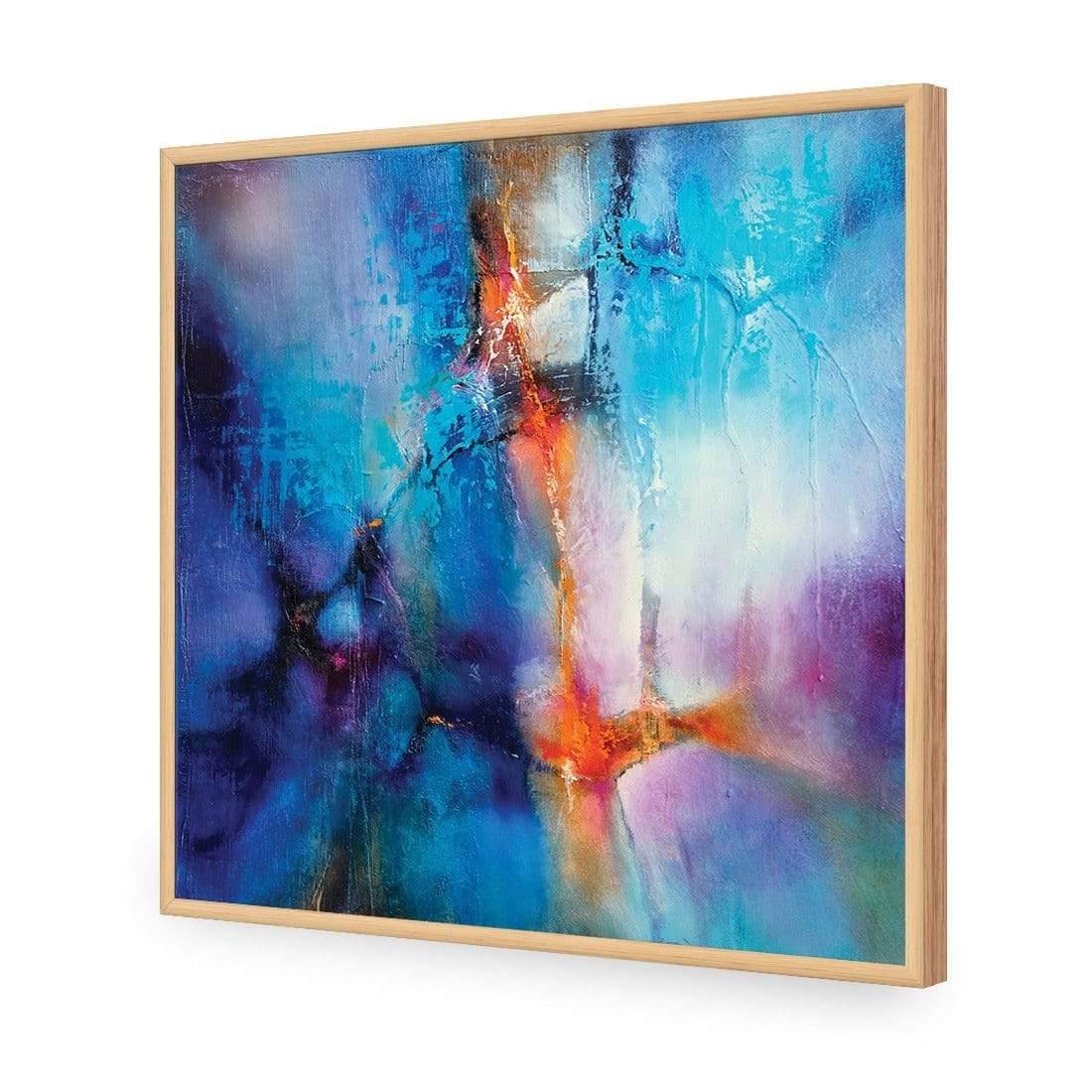 Turquoise and Magenta Splash by Annette Schmucker