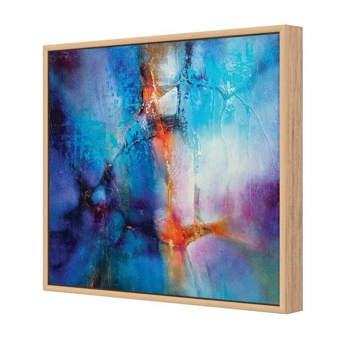 Turquoise and Magenta Splash by Annette Schmucker
