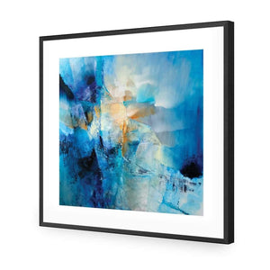 Spring Knocks by Annette Schmucker | Classic Acrylic | Flat Frame With Border | Black