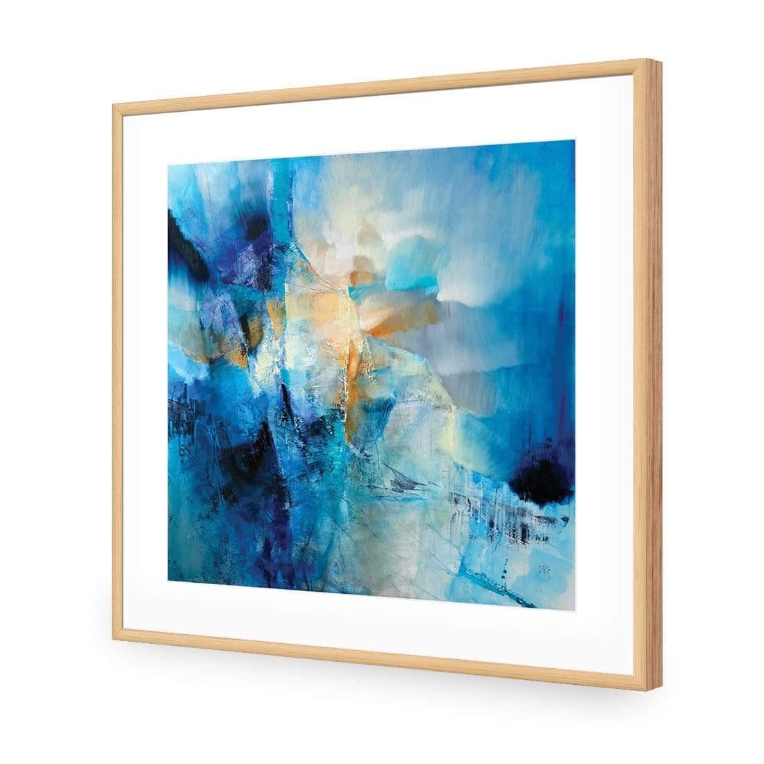Spring Knocks by Annette Schmucker | Classic Acrylic | Flat Frame With Border | Oak