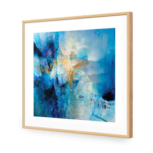 Spring Knocks by Annette Schmucker | Classic Acrylic | Flat Frame With Border | Oak