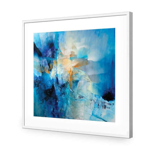 Spring Knocks by Annette Schmucker | Classic Acrylic | Flat Frame With Border | White