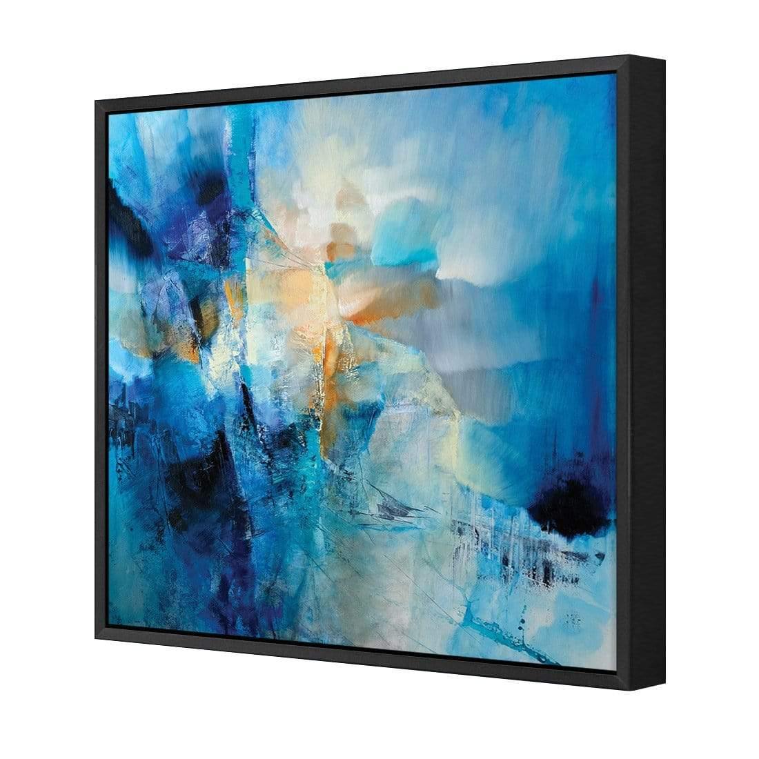 Spring Knocks by Annette Schmucker | Classic Canvas | Floating Frame | Black