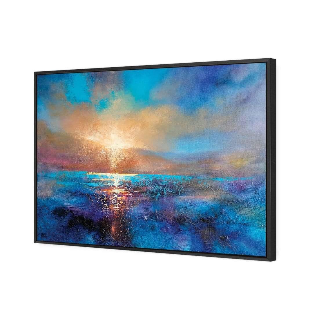 Always the Sun by Annette Schmucker | Classic Canvas | Floating Frame | Black