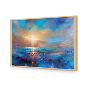 Always the Sun by Annette Schmucker | Classic Acrylic | Flat Frame No Border | Oak