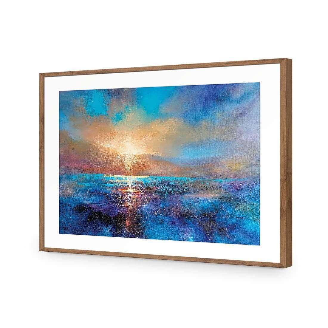 Always the Sun by Annette Schmucker | Classic Acrylic | Flat Frame With Border | Natural