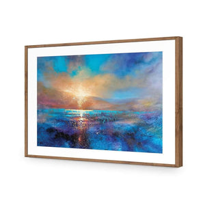 Always the Sun by Annette Schmucker | Classic Acrylic | Flat Frame With Border | Natural