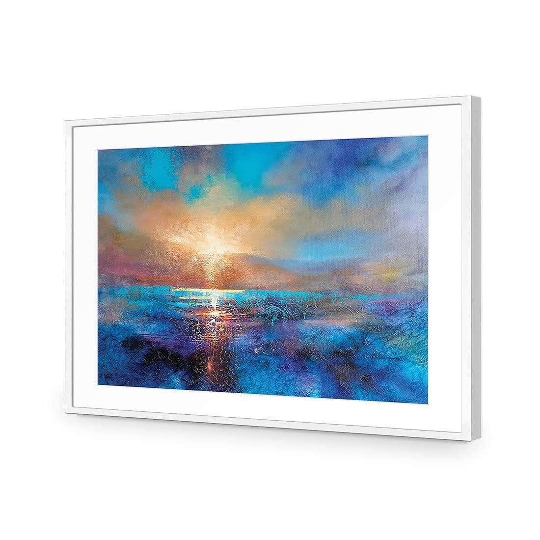 Always the Sun by Annette Schmucker | Classic Acrylic | Flat Frame With Border | White