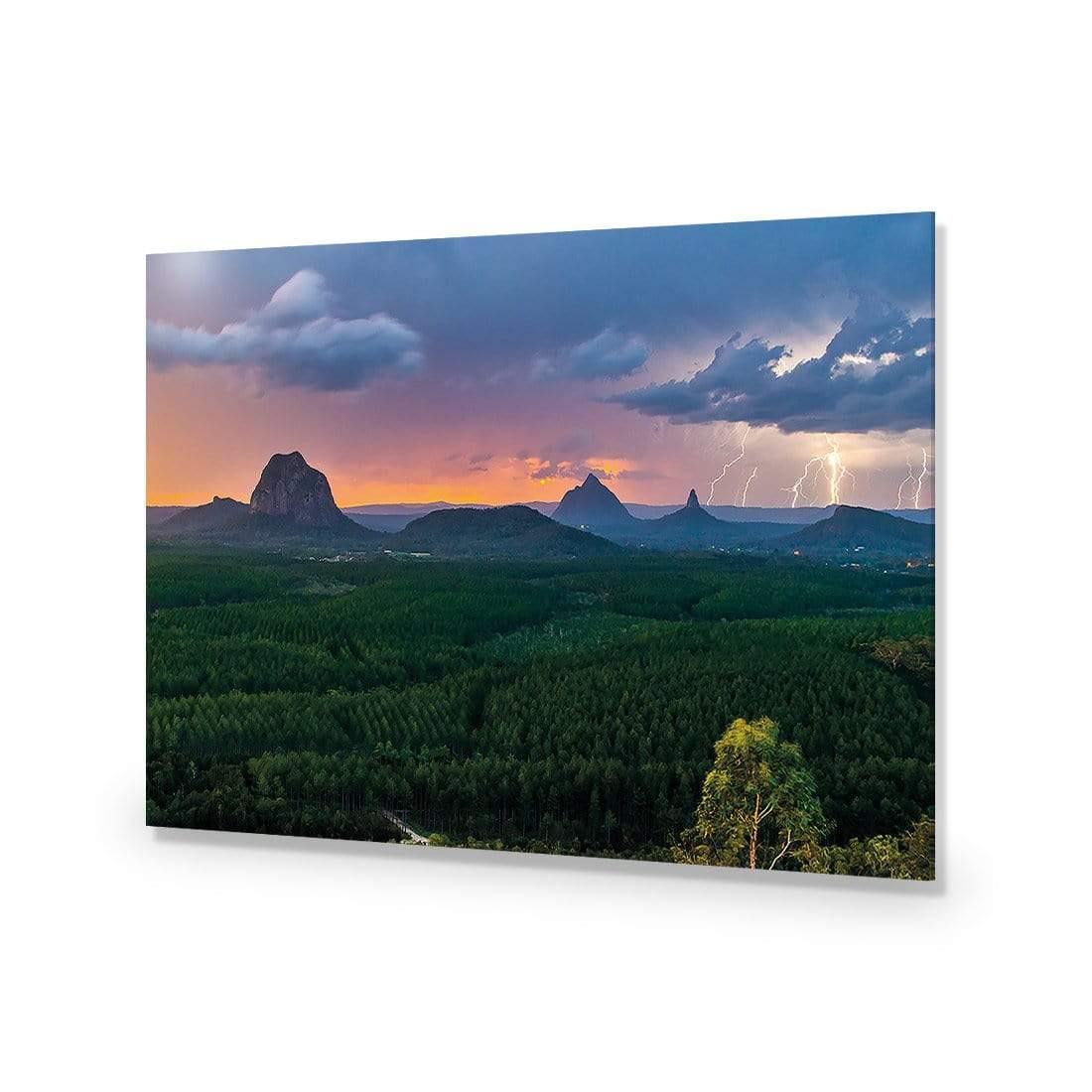 Lightning Over Glasshouse Mountains