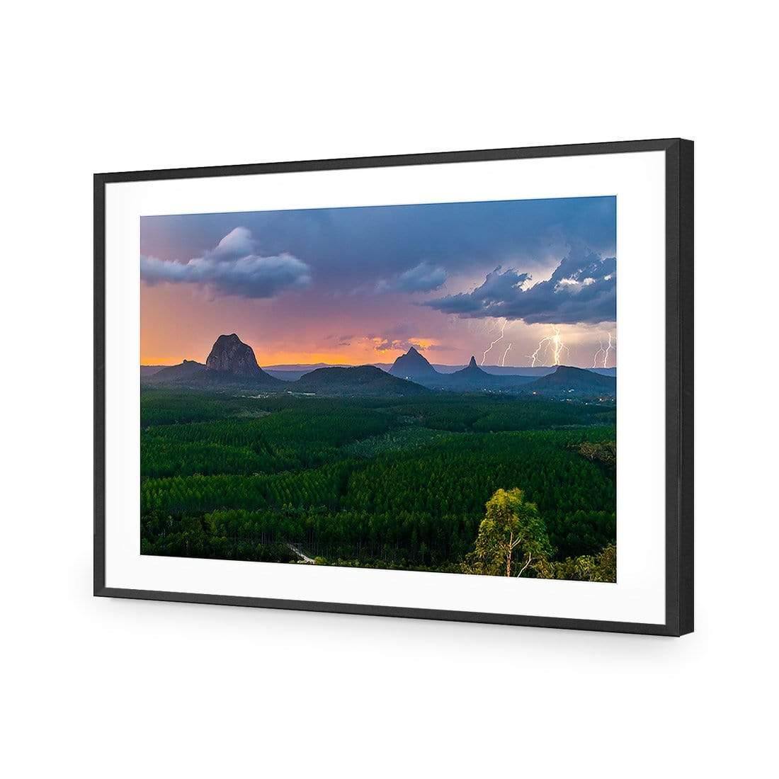 Lightning Over Glasshouse Mountains