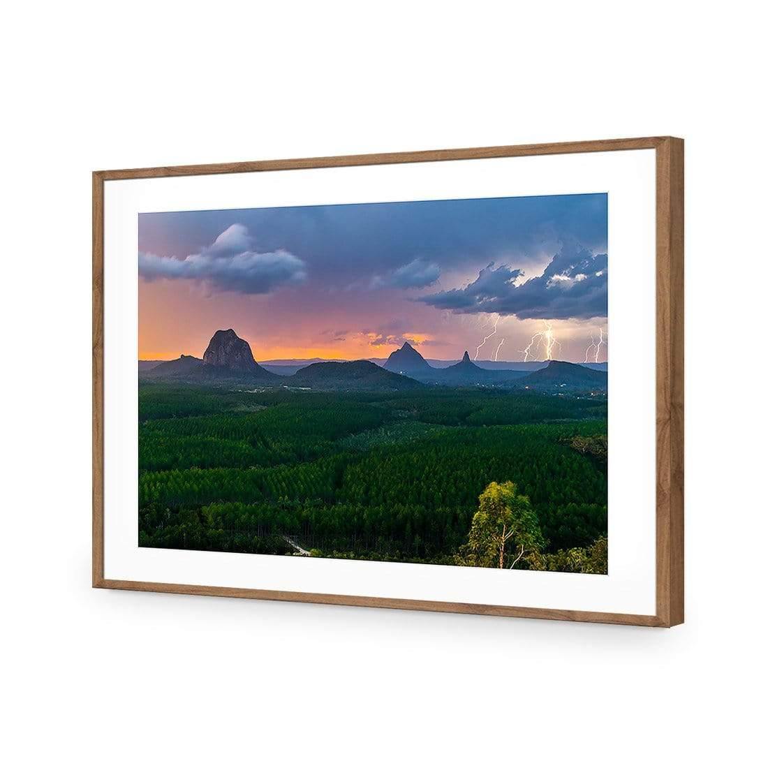 Lightning Over Glasshouse Mountains