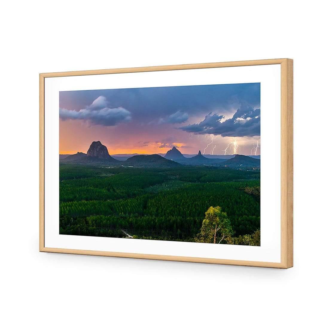 Lightning Over Glasshouse Mountains