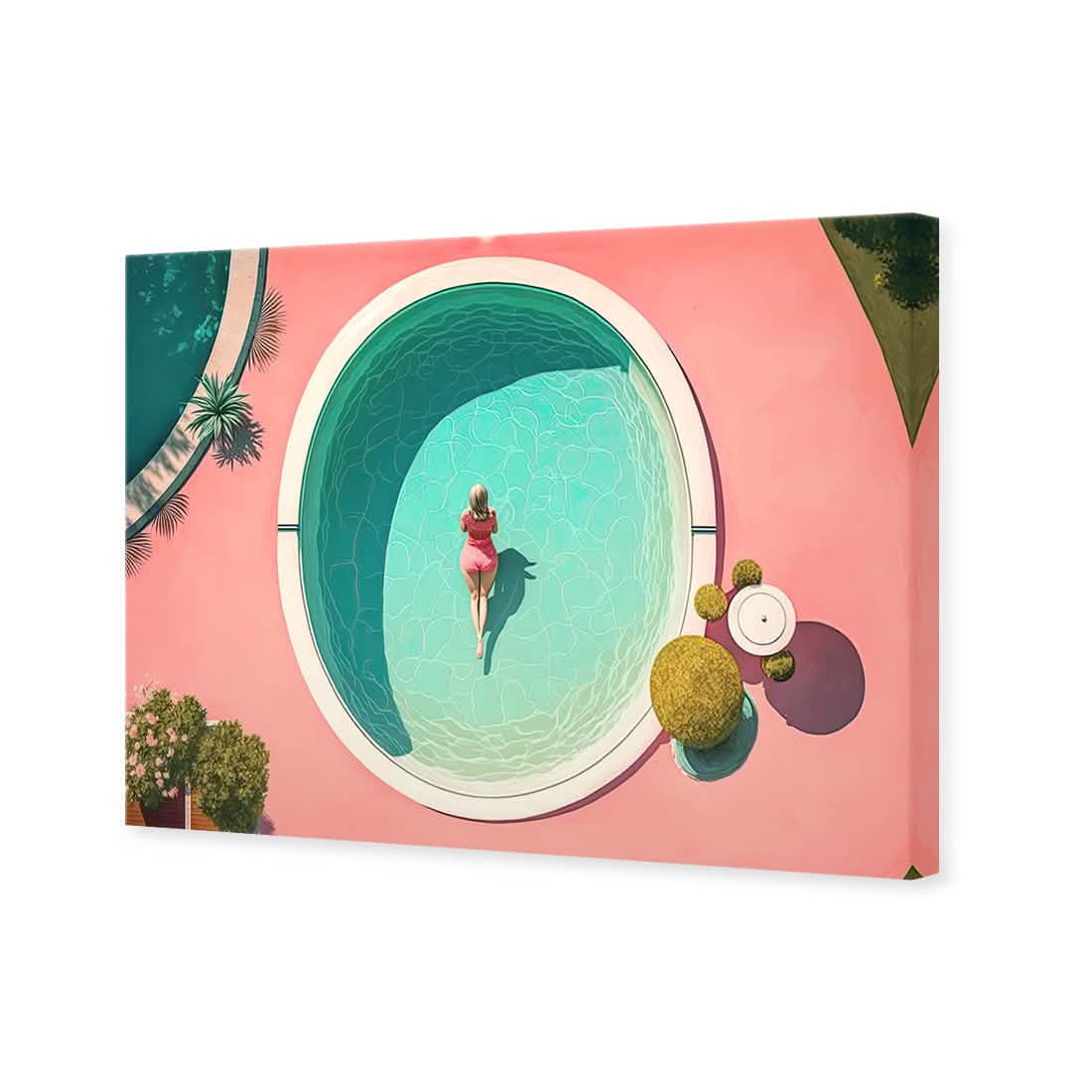 Relaxing Pool 1 | Classic Canvas | No Frame | Stretched Canvas