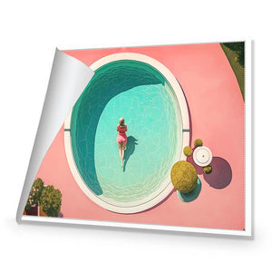 Relaxing Pool 1 | Classic Canvas | No Frame | Rolled Canvas