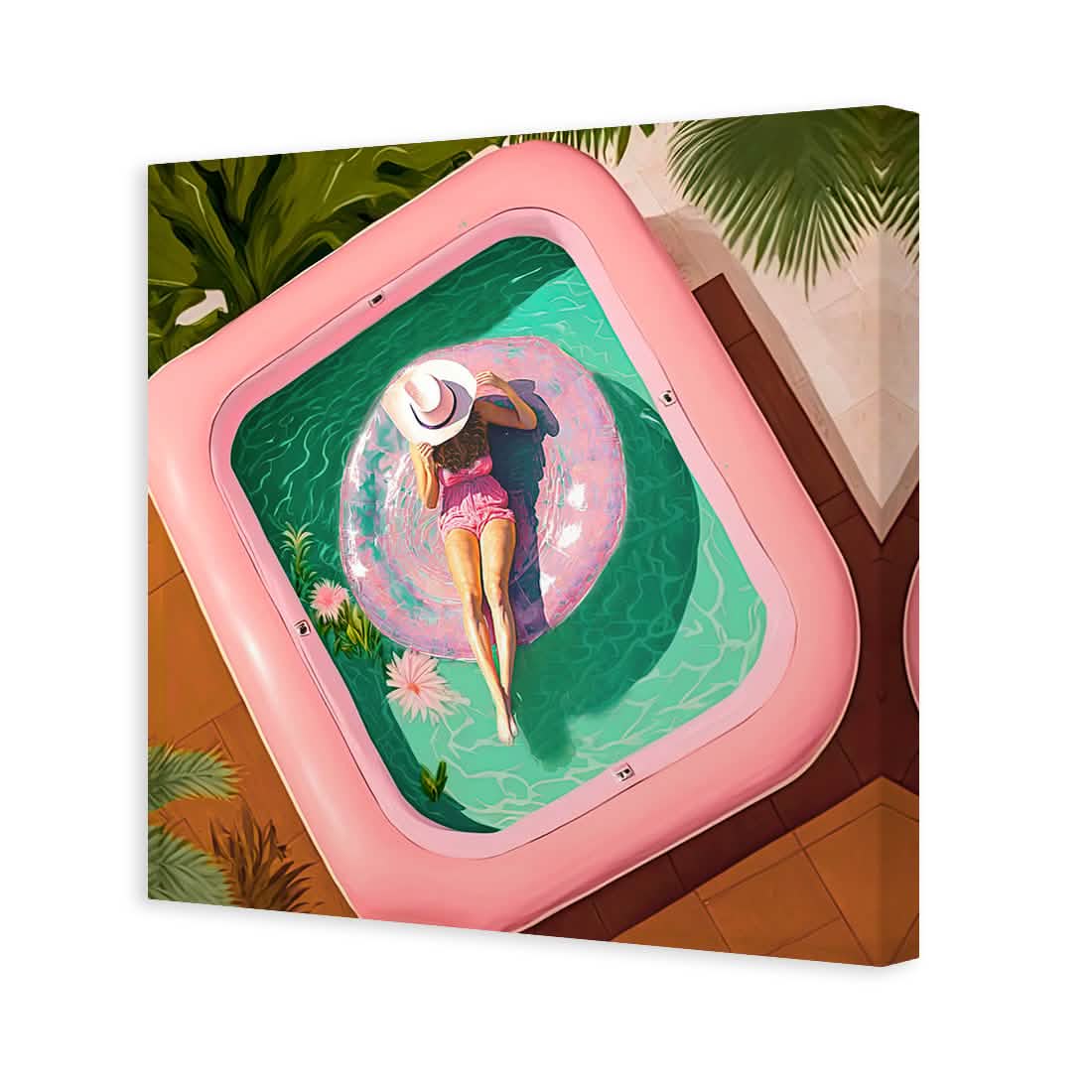 Relaxing Pool 2 | Classic Canvas | No Frame | Stretched Canvas